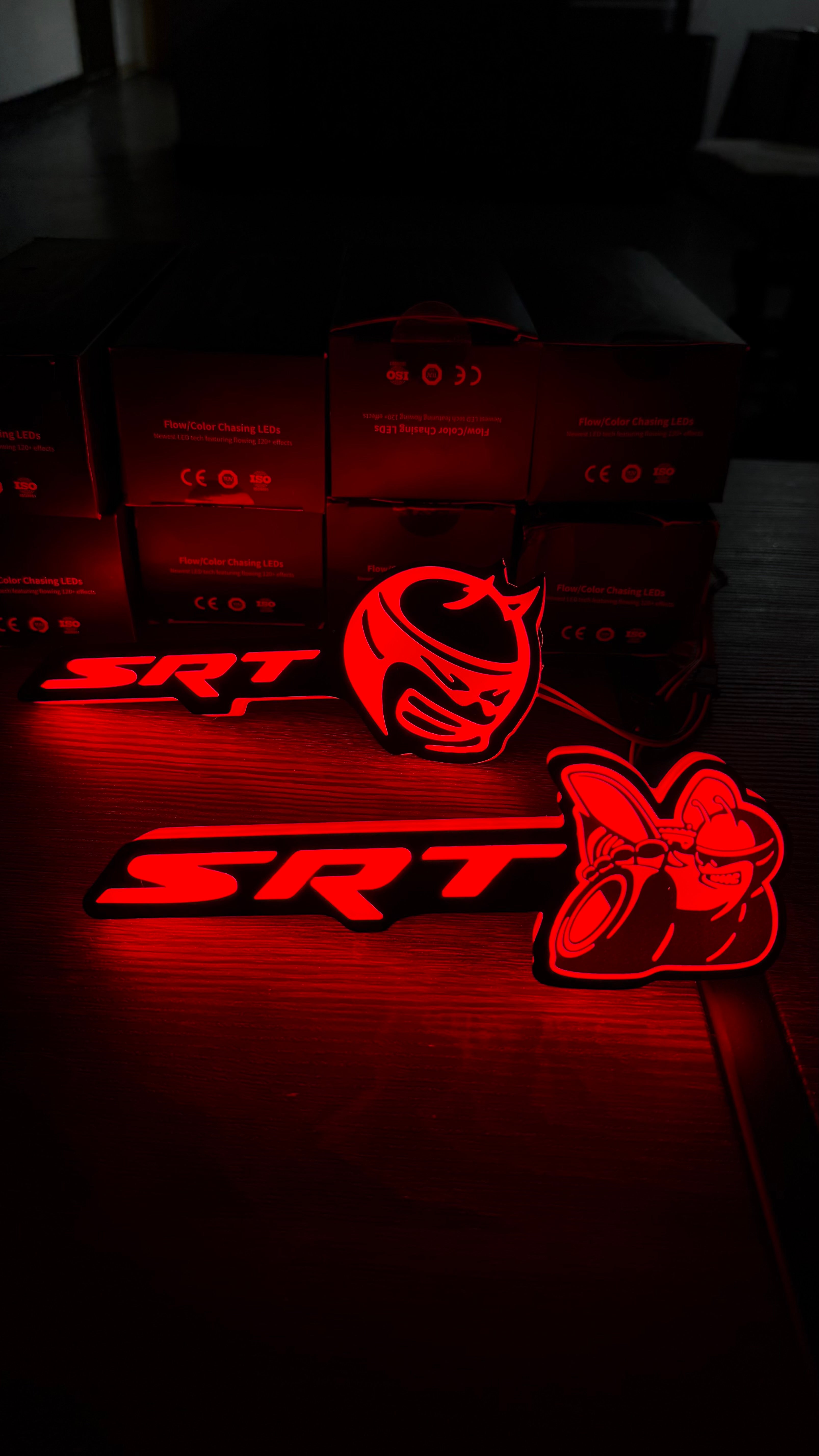 RGB SRT SCATPACK Emblem – Bluetooth App Control (100+ Modes)