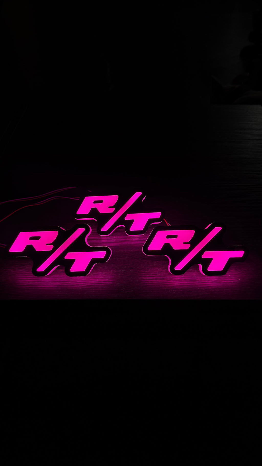 Dodge R/T RGB LED Grille Emblem – App Controlled Color Changing Badge