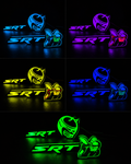 Scat Pack RGB LED Grille Emblem – App Controlled Color Changing Badge