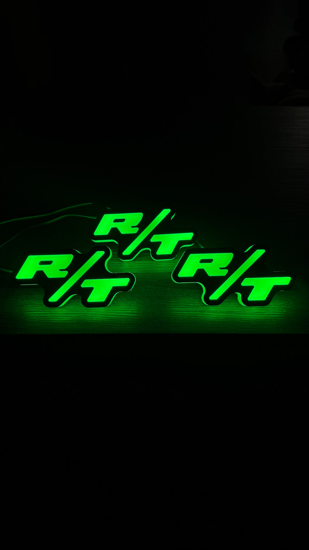 Dodge R/T RGB LED Grille Emblem – App Controlled Color Changing Badge