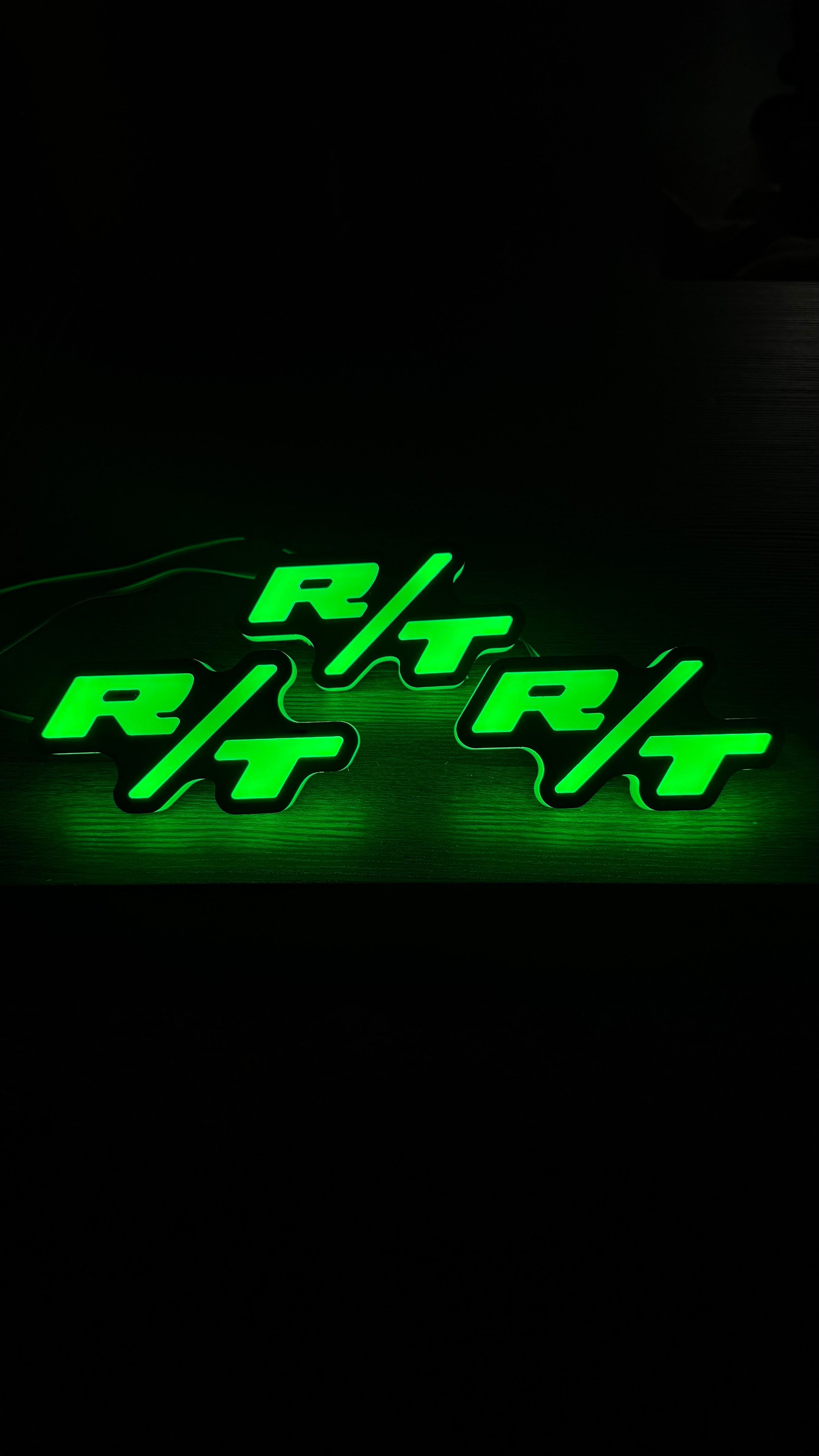 Dodge R/T RGB LED Grille Emblem – App Controlled Color Changing Badge