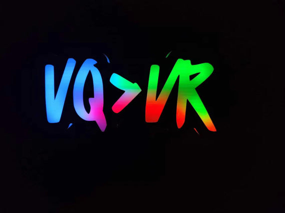 VQ>VR RGB LED Emblem | Flow Series Color-Changing Car Badge