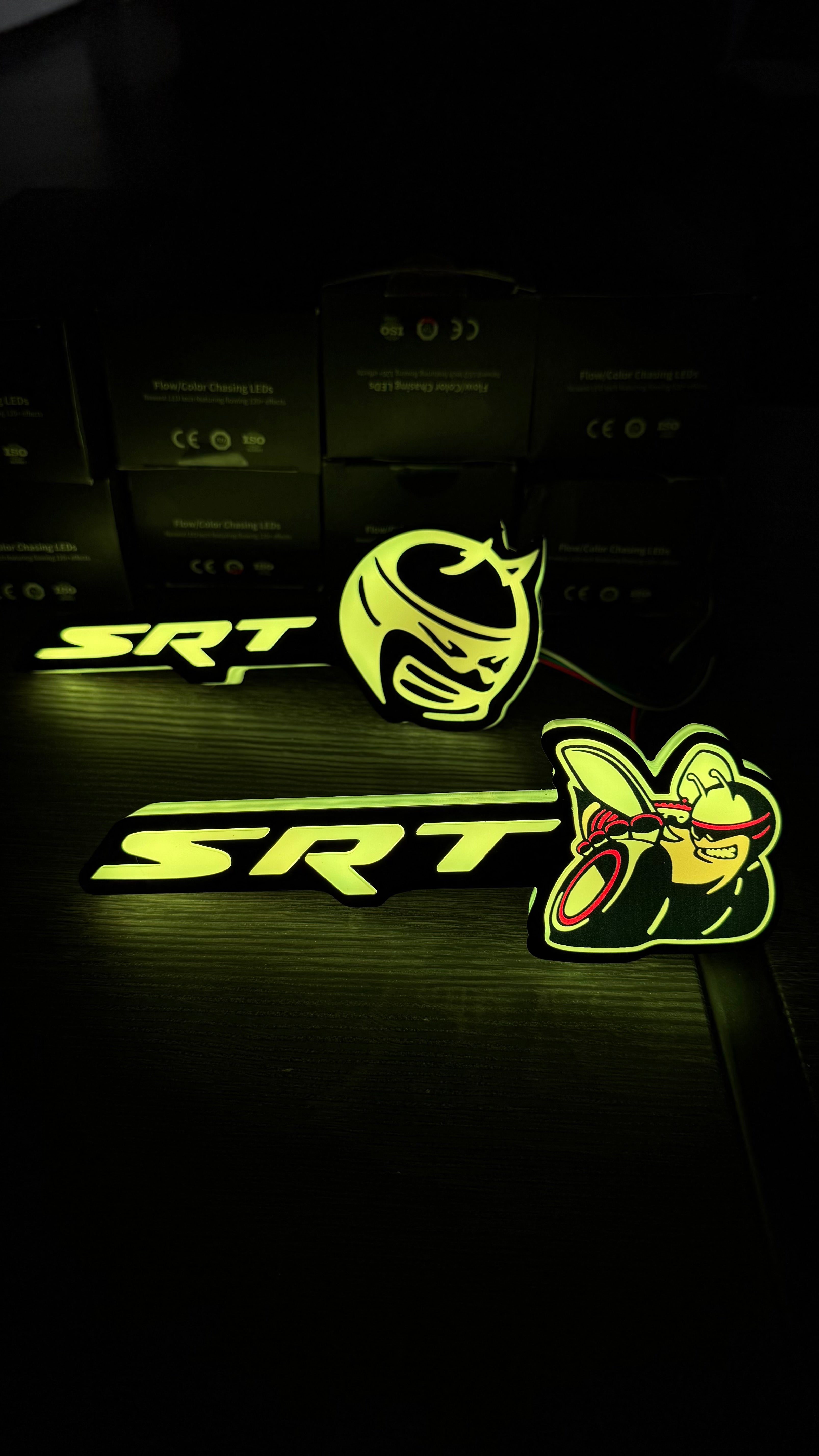 RGB SRT SCATPACK Emblem – Bluetooth App Control (100+ Modes)