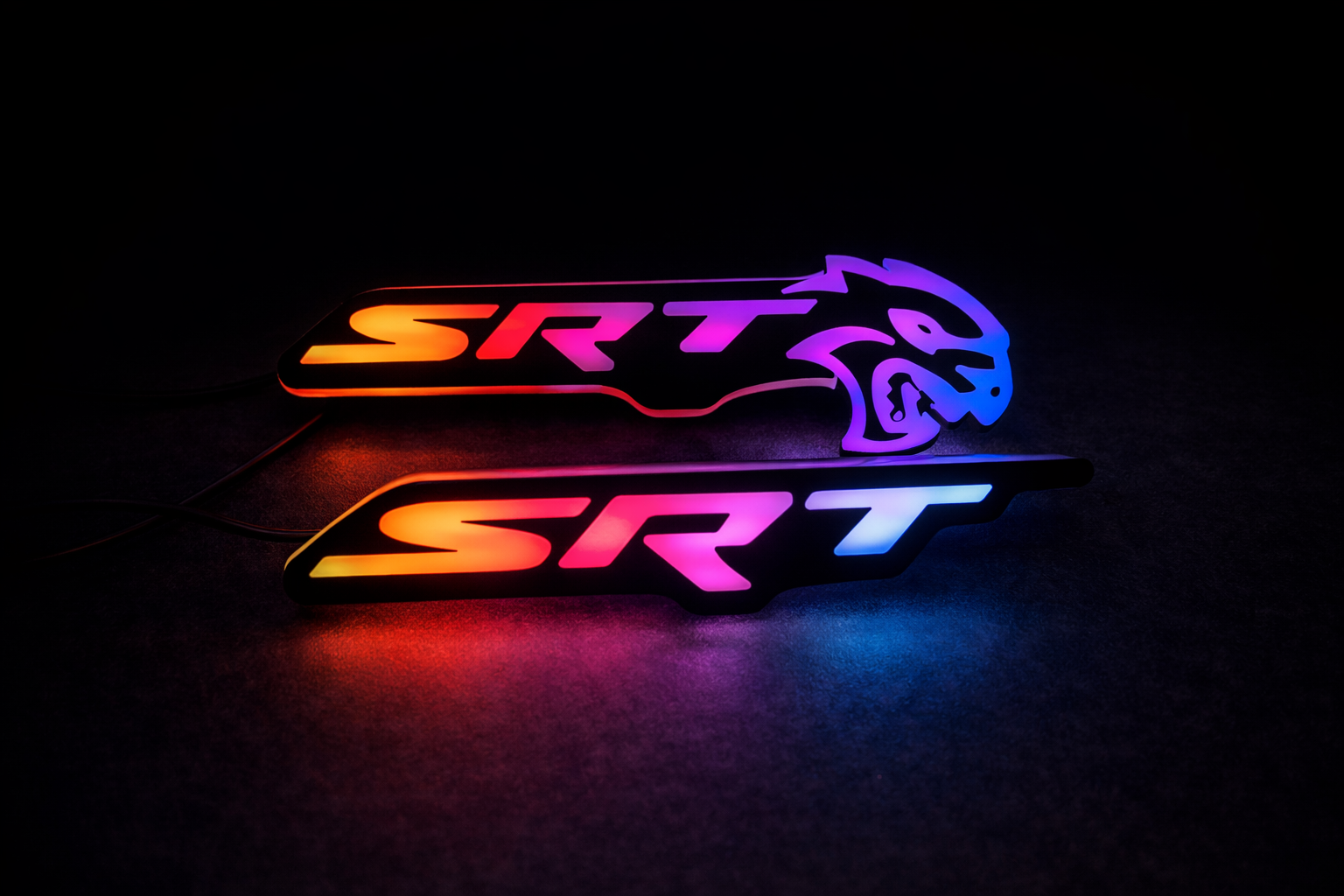 RGB SRT Hellcat Emblem – App Controlled (100+ RGB Modes)