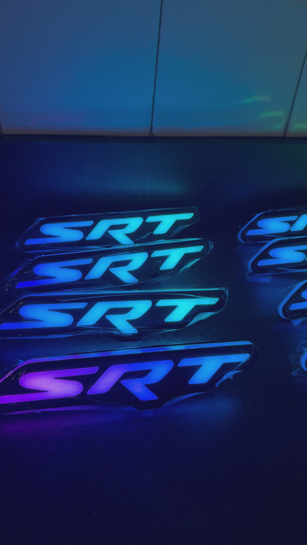RGB SRT Emblem – Bluetooth App Control (100+ Modes)