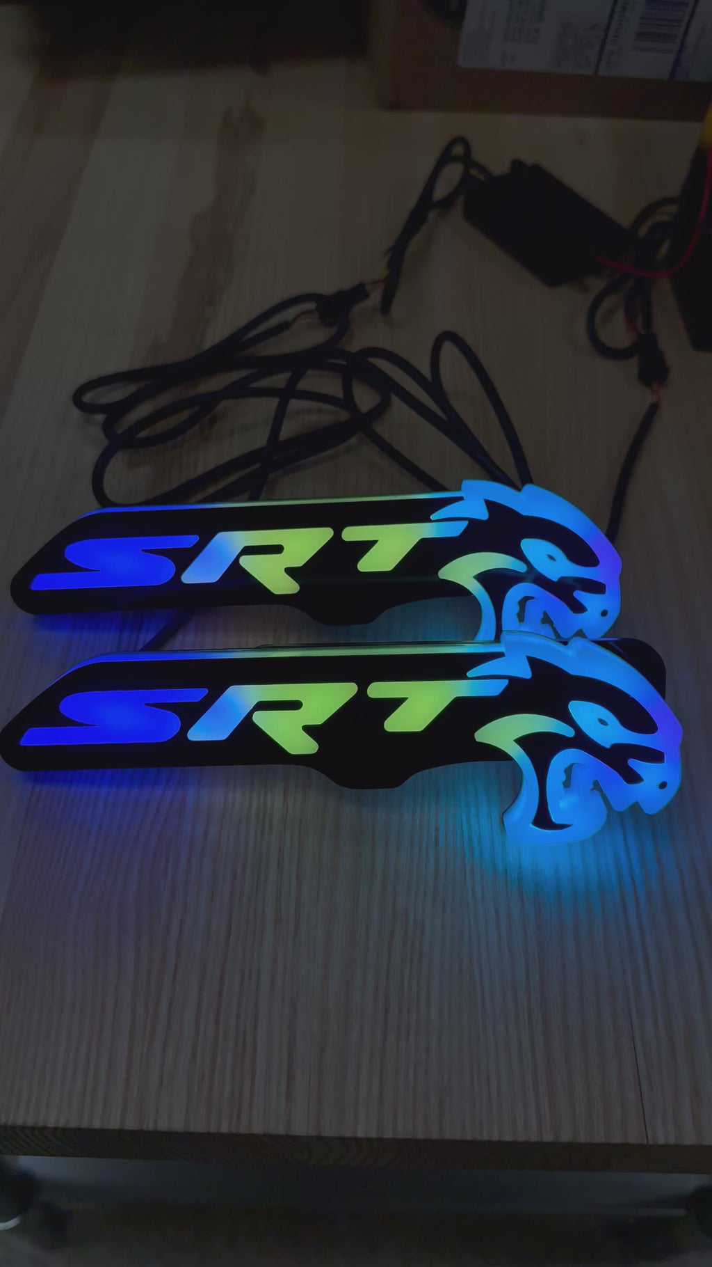 RGB SRT Hellcat Emblem – App Controlled (100+ RGB Modes)