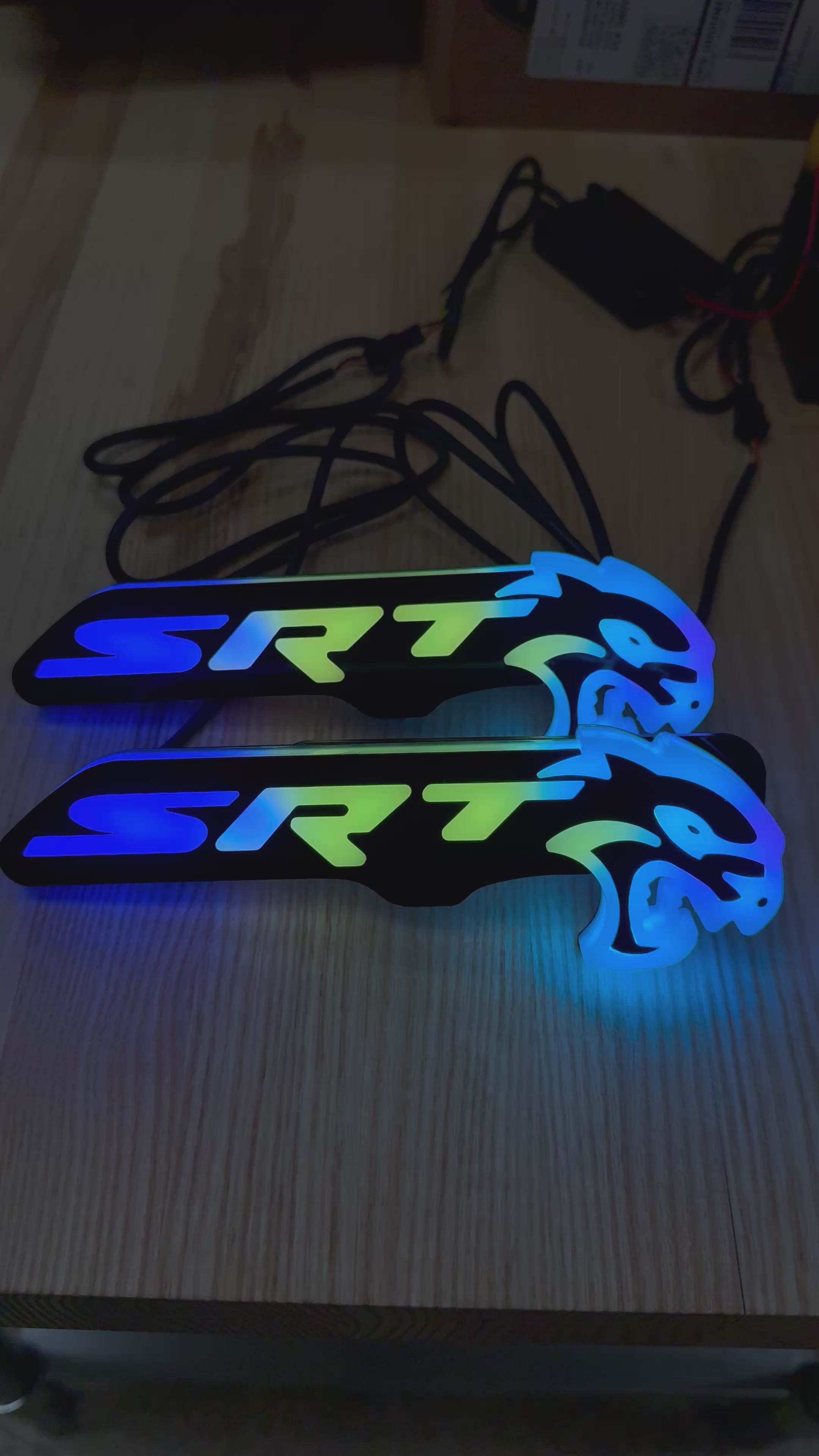 RGB SRT Hellcat Emblem – App Controlled (100+ RGB Modes)